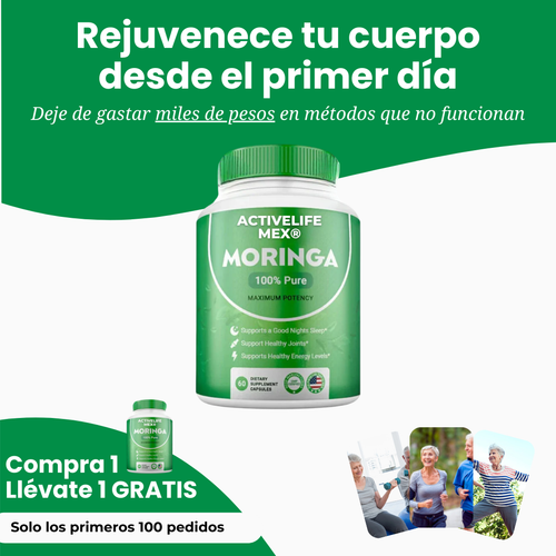 Capsulas Moringa Anti-Envejecimiento