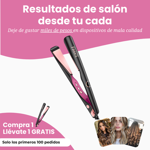 LANDOT Twist Iron 2 en 1 | Transforma tu Cabello en Segundos!